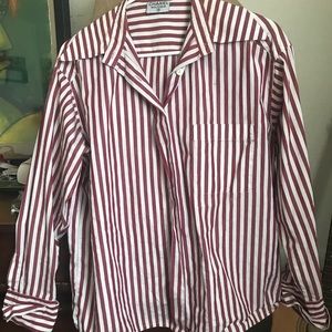 Pink pinstripe Chanel buttondown